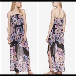 Express Strapless Maxi Dress